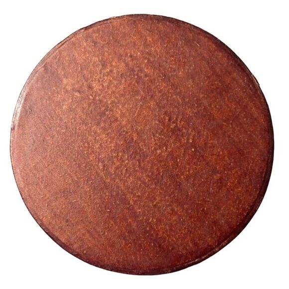 Decorative Canister with Leather Finish and Antique Gold Grape Leaf Banding - Picture 7 of 8